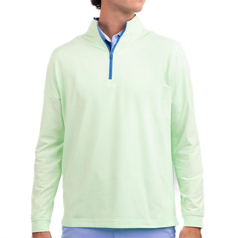 Men 1/4 Zip Pullover Lightweight Breathable Polyester Golf Top