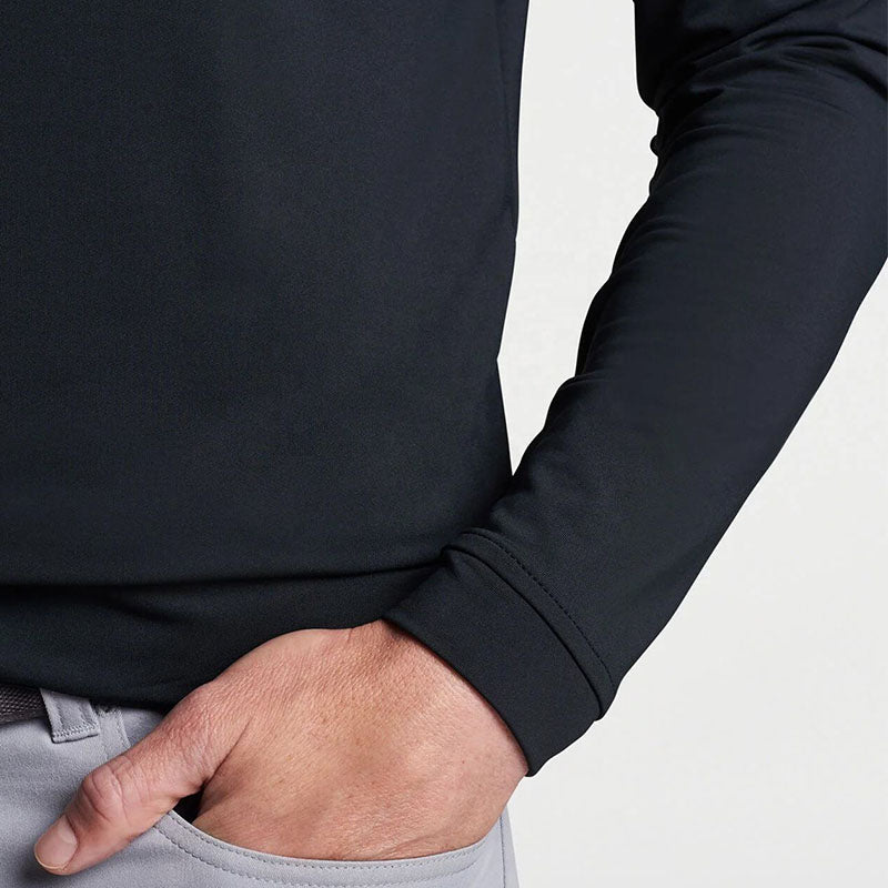 Men’s 1/4 Zip Fleece Pullover Slim Fit Breathable Polyester Spandex Top