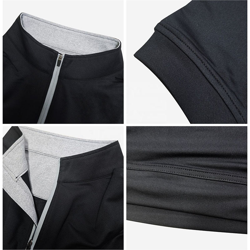 Men’s 1/4 Zip Fleece Pullover Slim Fit Breathable Polyester Spandex Top