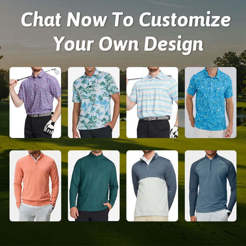 Men’s 1/4 Zip Golf Pullover Classic Solid Quick-Dry Regular Fit Top