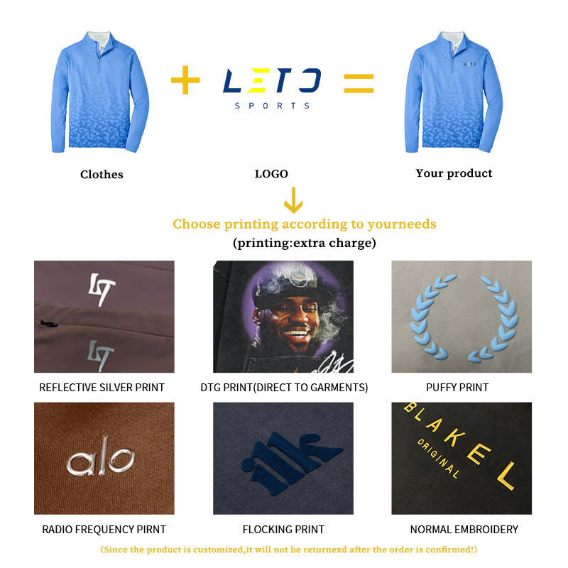 Men’s 1/4 Zip Pullover Quick-Dry Performance Top with Stand Collar