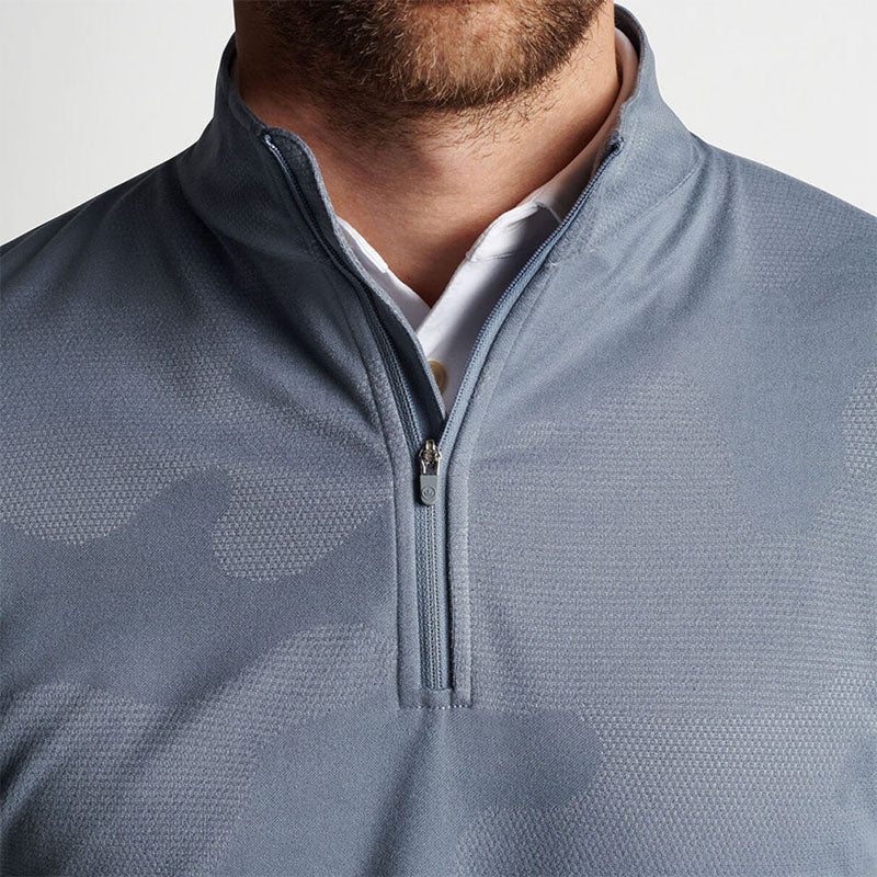 Men’s Camo 1/4 Zip Pullover Quick-Dry Golf Layer