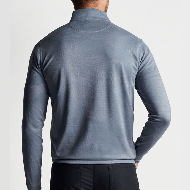 Men’s Camo 1/4 Zip Pullover Quick-Dry Golf Layer