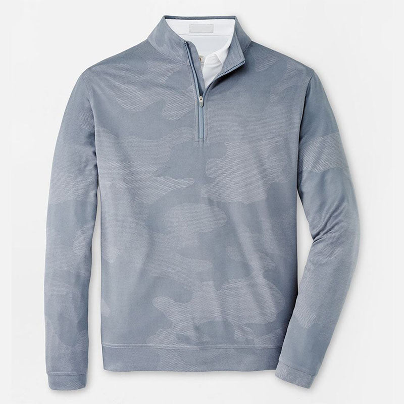 Men’s Camo 1/4 Zip Pullover Quick-Dry Golf Layer