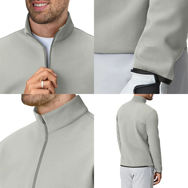 Men’s Golf 1/4 Zip Pullover Custom Logo Regular Fit Quick-Dry Layer