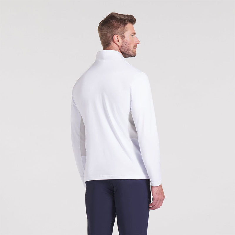 Men’s Golf 1/4 Zip Pullover Regular Fit Breathable Jersey Mid Layer