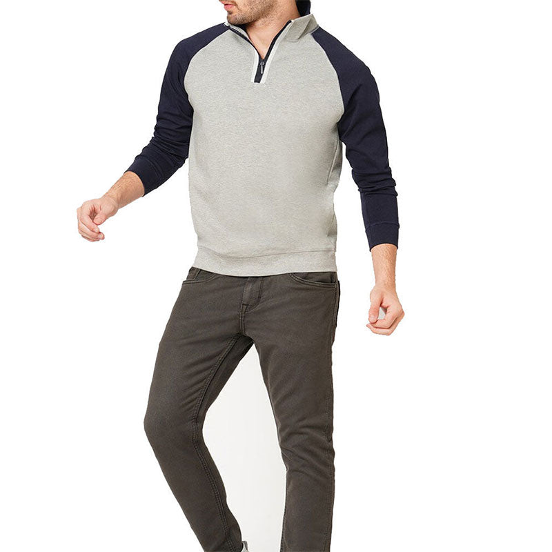 Men’s Heavyweight 1/4 Zip Pullover 400GSM Cotton Fleece Sweatshirt