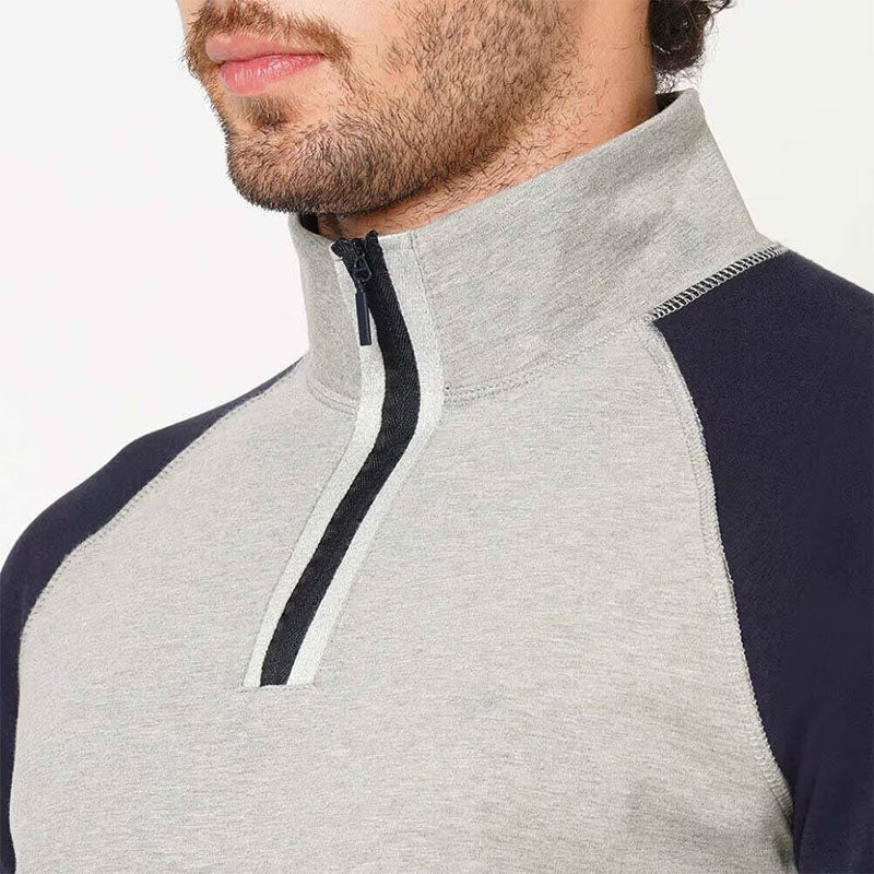 Men’s Heavyweight 1/4 Zip Pullover 400GSM Cotton Fleece Sweatshirt