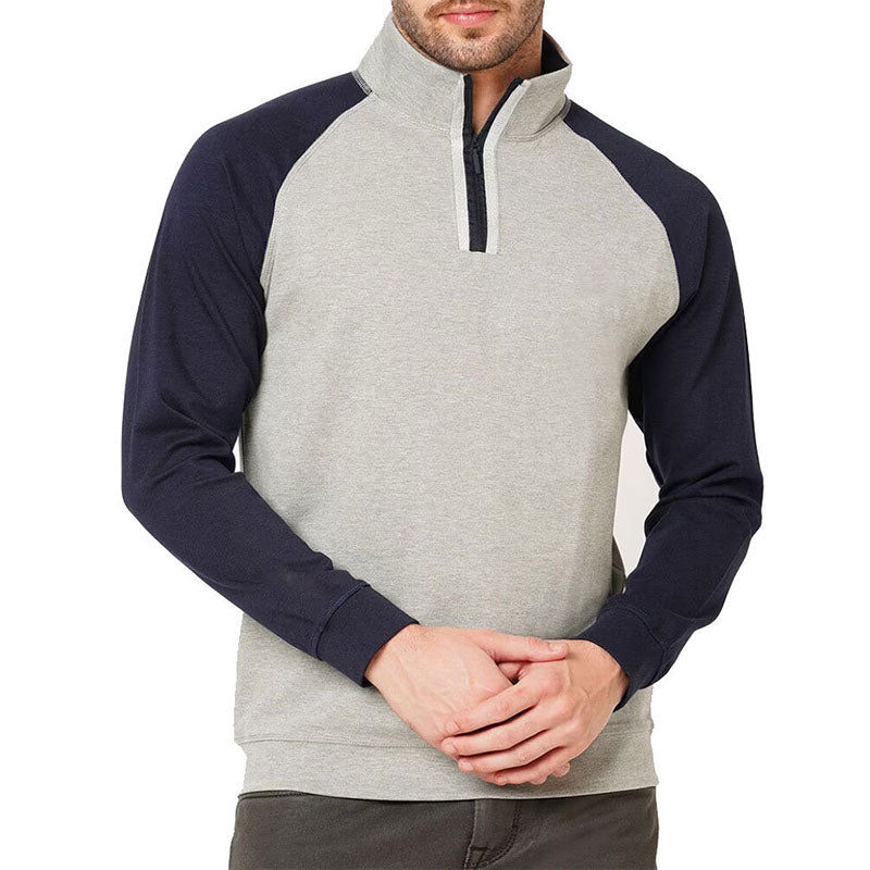 Men’s Heavyweight 1/4 Zip Pullover 400GSM Cotton Fleece Sweatshirt