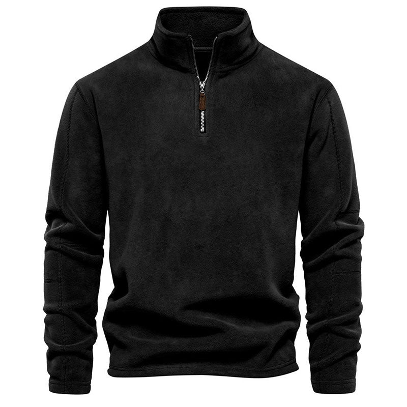 Men’s 1/4 Zip Polar Fleece Pullover Warm Regular Fit Winter Layer