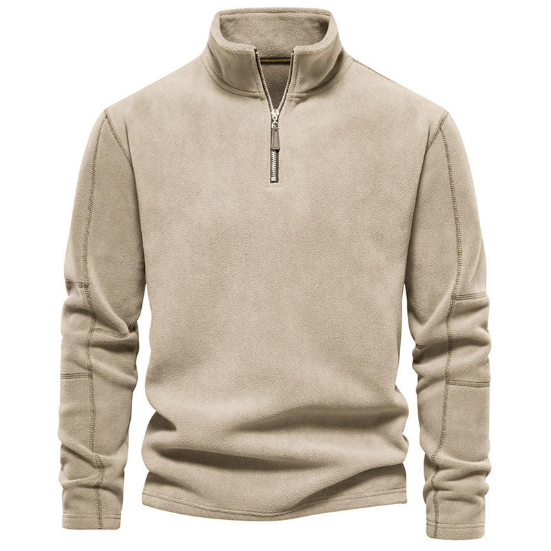 Men’s 1/4 Zip Polar Fleece Pullover Warm Regular Fit Winter Layer