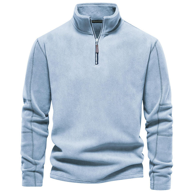 Men’s 1/4 Zip Polar Fleece Pullover Warm Regular Fit Winter Layer