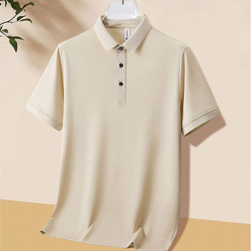 Moisture Wicking Golf Polo Shirts, 180–220gsm Quick-Dry Knit, Solid Colors, OEM