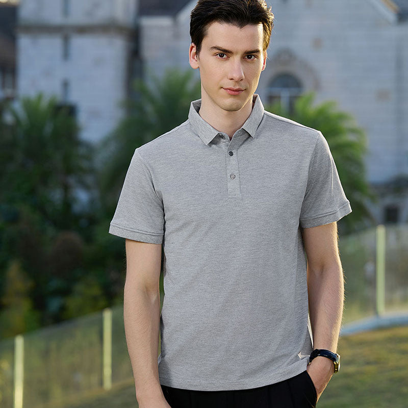 Moisture Wicking Golf Polo Shirts, 180–220gsm Quick-Dry Knit, Solid Colors, OEM