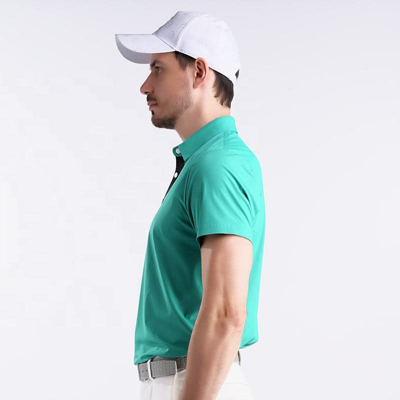Orange Golf Polo Shirt | Moisture-Wicking Poly/Spandex Knit, Quick-Dry, OEM/ODM