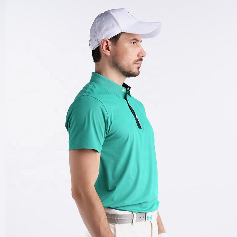 Orange Golf Polo Shirt | Moisture-Wicking Poly/Spandex Knit, Quick-Dry, OEM/ODM