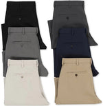 Men's Pure Color Slim Straight Golf Pants