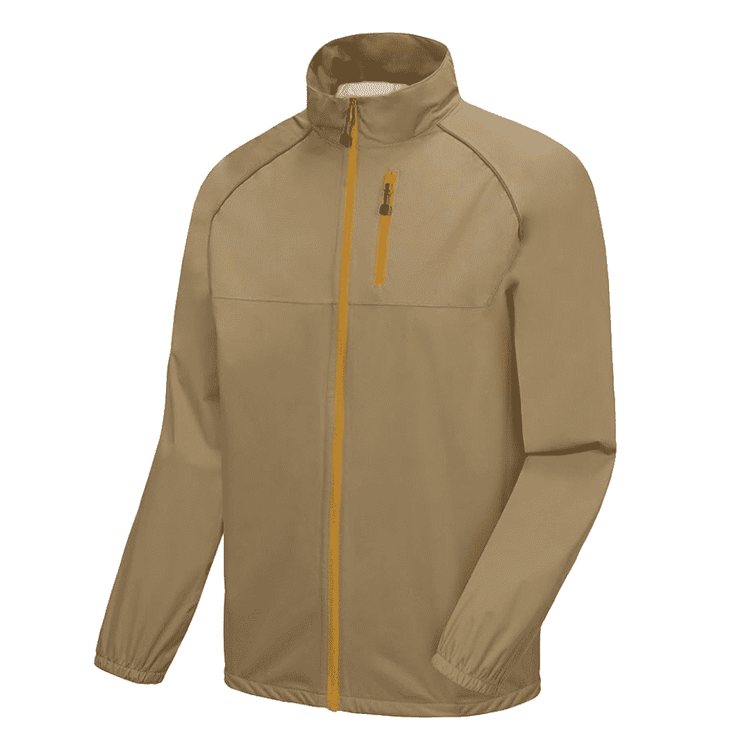 Men's Pure Color Zippers Golf Jacket