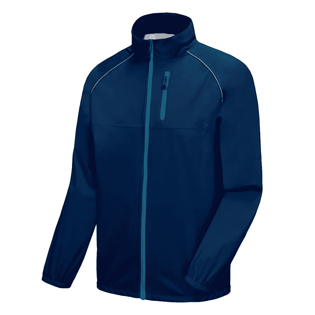 Men's Pure Color Zippers Golf Jacket