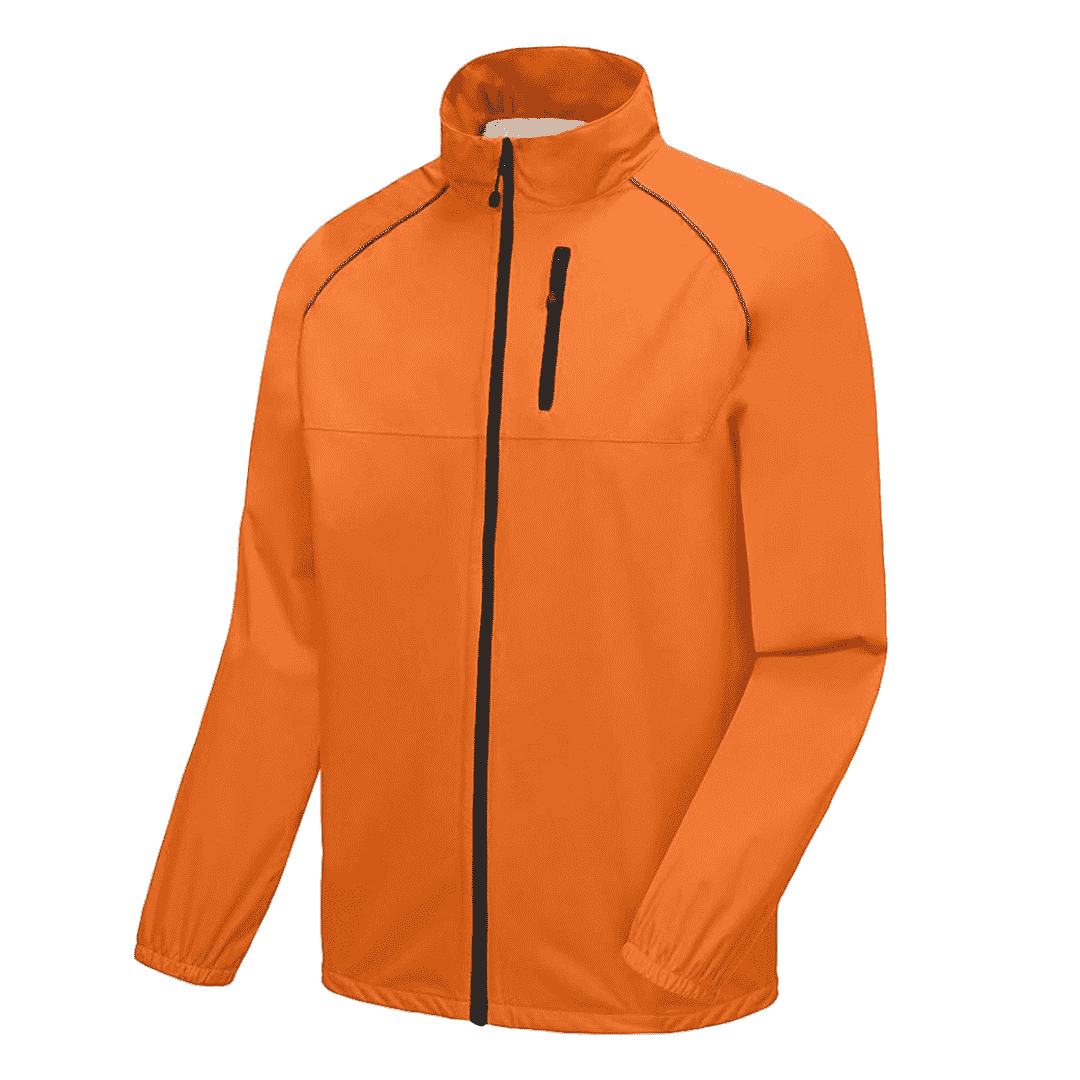 Men's Pure Color Zippers Golf Jacket