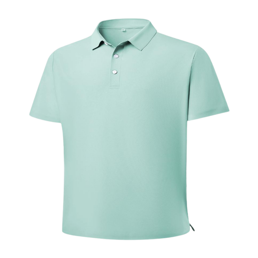 Men's Anti-wrinkle Pure Color Golf  Polo