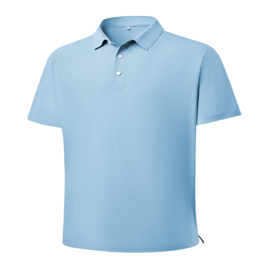 Men's Anti-wrinkle Pure Color Golf  Polo