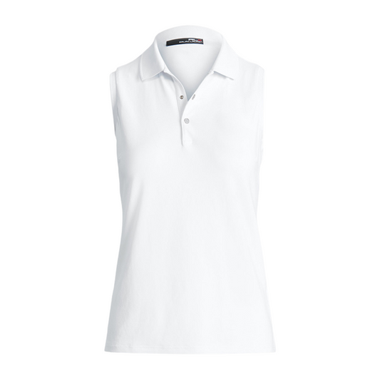 Women's Plain White Golf Polo