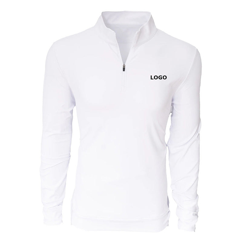 Men's 1/4 Zip Pullover Sweatshirt 340g Lined Poly-Cotton | OEM