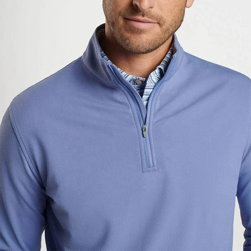 1/4 Zip Pullover Sweatshirt, Spandex/Poly Knit 180–250g | OEM