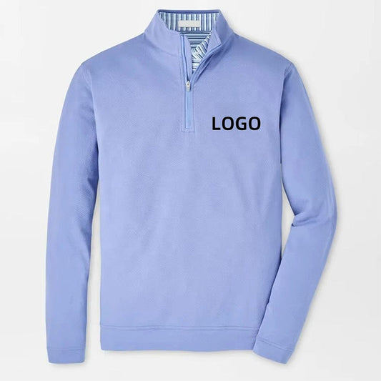 1/4 Zip Pullover Sweatshirt, Spandex/Poly Knit 180–250g | OEM