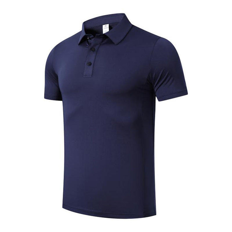 Black Performance Golf Polo Shirt | 200gsm Knit, Breathable, 86/14 Stretch OEM Factory