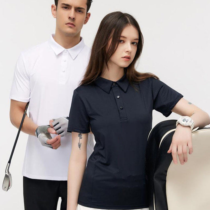 Black Performance Golf Polo Shirt | 200gsm Knit, Breathable, 86/14 Stretch OEM Factory