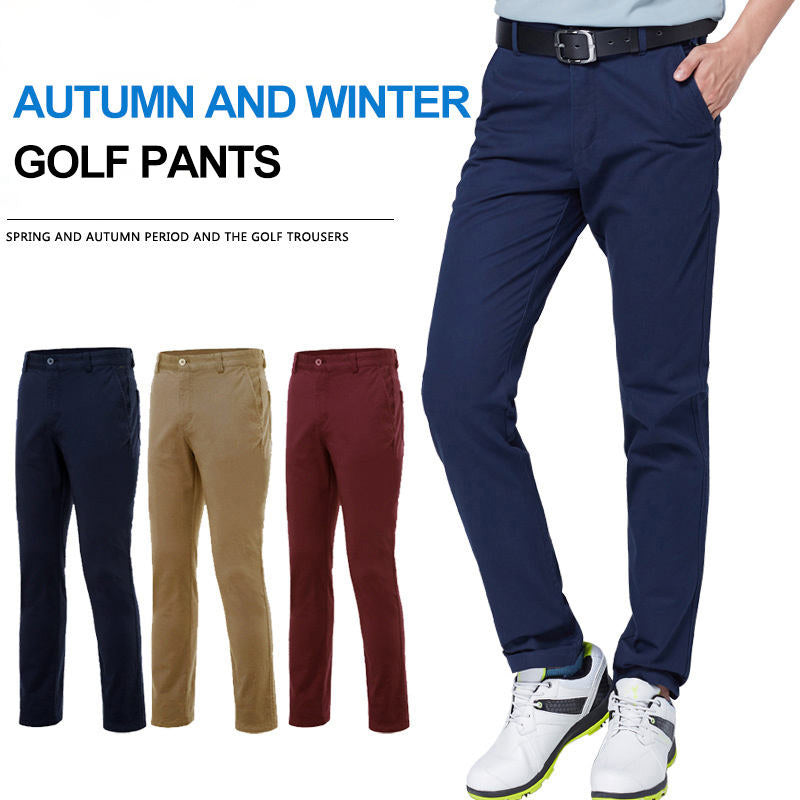 Cold Weather Golf Pants – Midweight Cotton Chino for Men