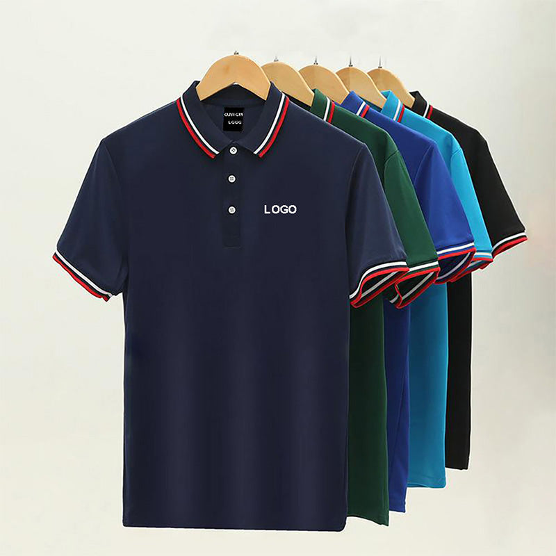 Cotton Golf Polo Shirts – Custom Logo Tipped Collar Wholesale