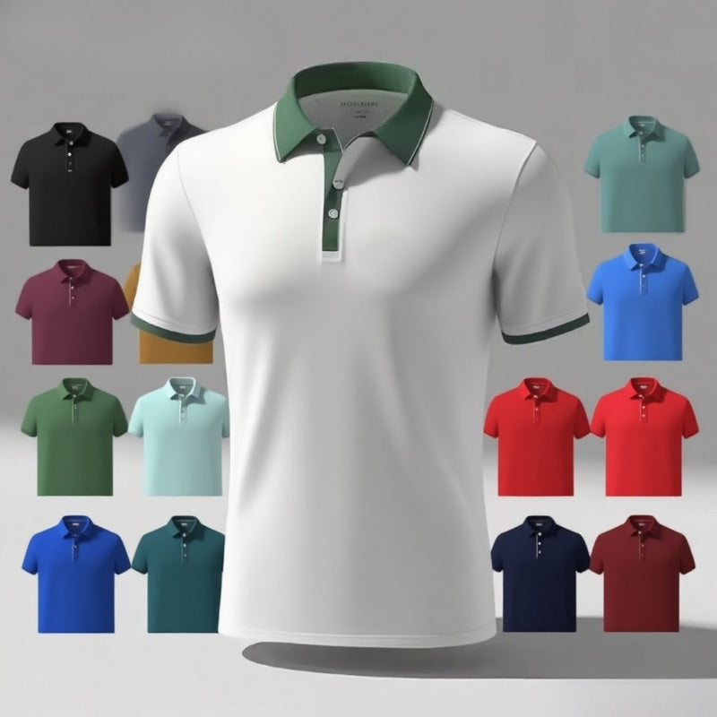 Anti-Pilling Knit Custom Golf Polo Shirt | Spandex/Poly Blend, Solid or Printed
