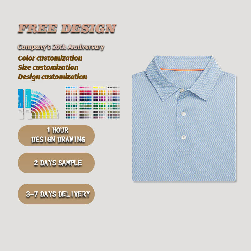 Embroidered Golf Polo Shirts – Custom Logo Performance Style