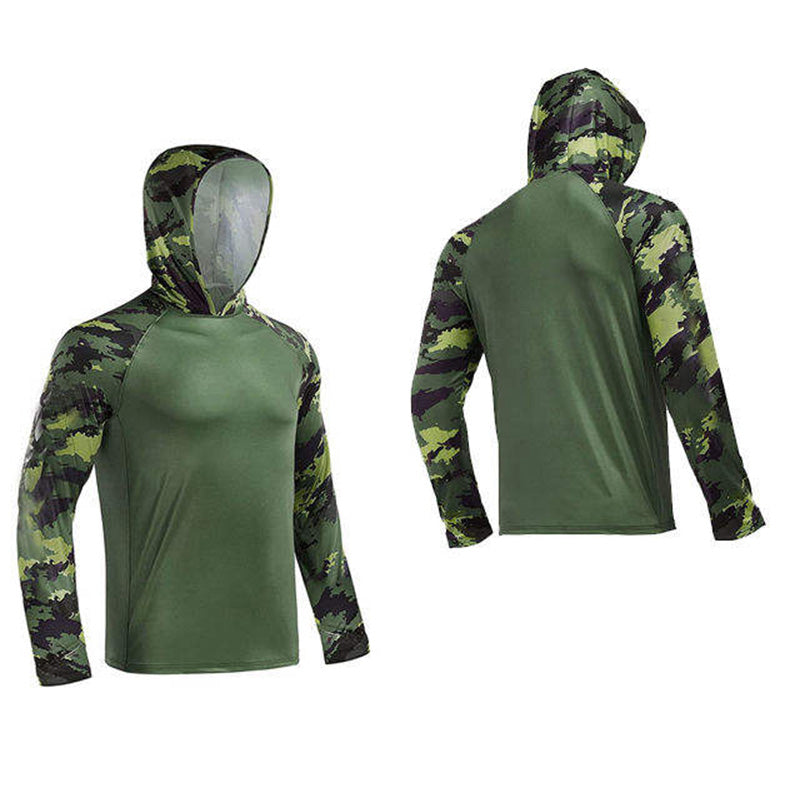 Fishing Performance Hoodie UPF 50, Spandex/Poly 180g | OEM Sublimation