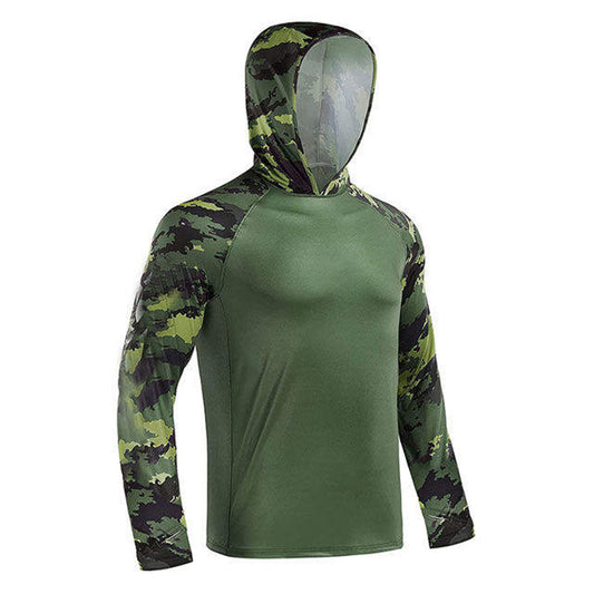 Fishing Performance Hoodie UPF 50, Spandex/Poly 180g | OEM Sublimation