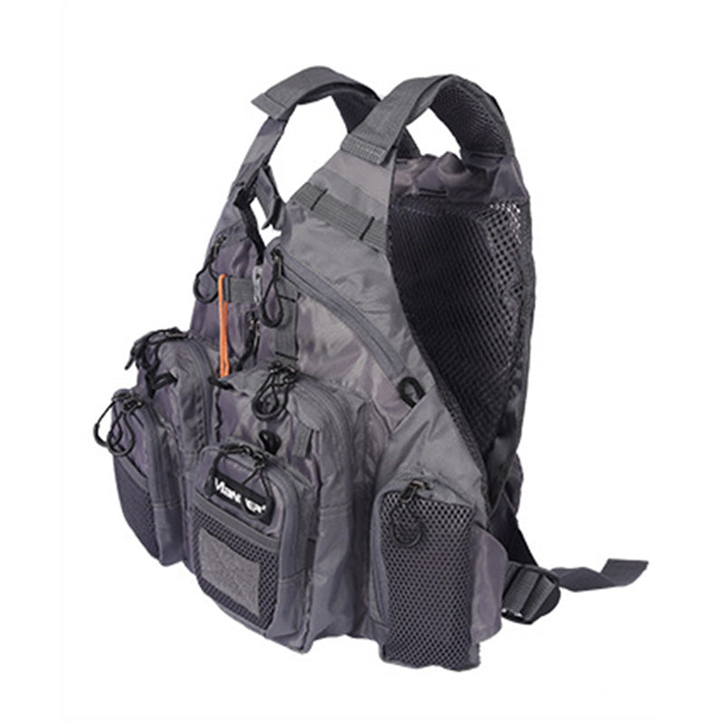 Fishing Vest Mens Multi-Pocket Life Vest, Nylon Jersey + EPE Foam | OEM/ODM