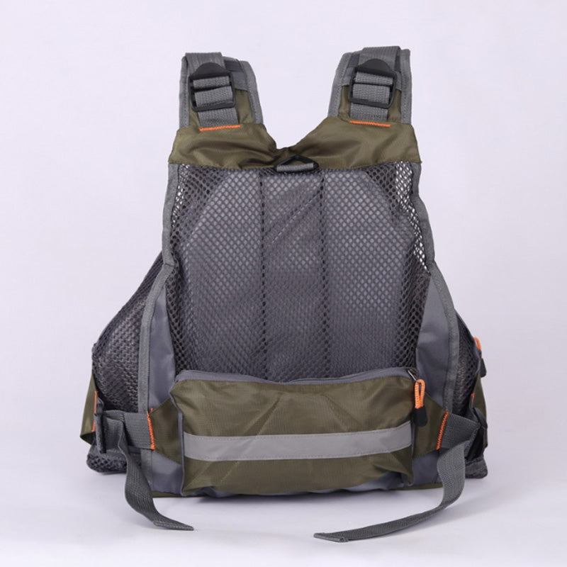 Fishing Vest Mens Multi-Pocket Life Vest, Nylon Jersey + EPE Foam | OEM/ODM