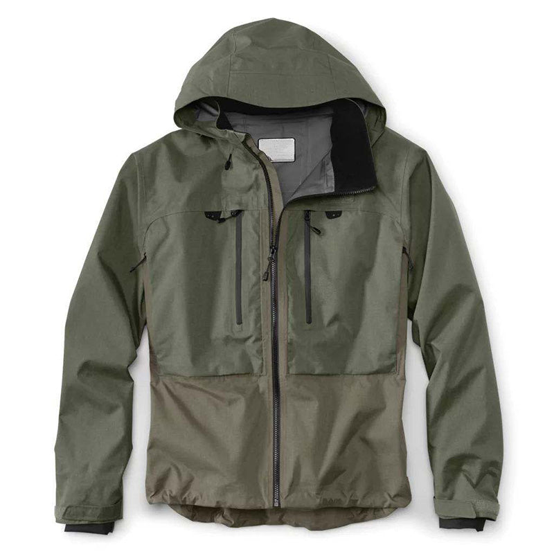 Fly Fishing Rain Jacket | Hooded Utility Shell, Heat-Transfer Logo OEM Supplier
