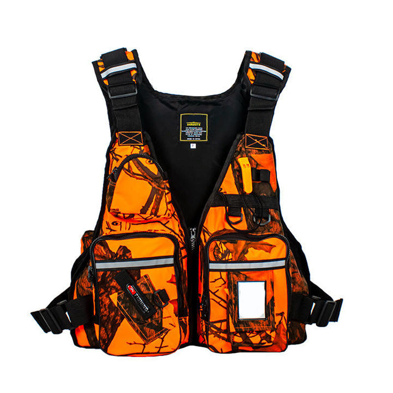 Fly Fishing Vest, Durable Oxford + Foam, Multi-Pocket Reflective | OEM/ODM
