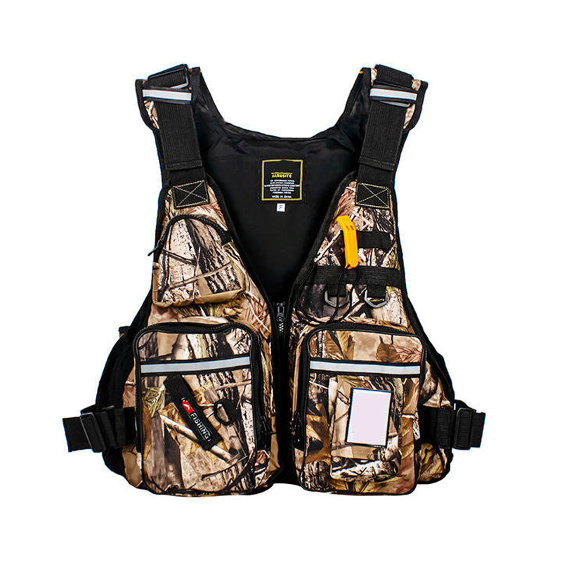 Fly Fishing Vest, Durable Oxford + Foam, Multi-Pocket Reflective | OEM/ODM