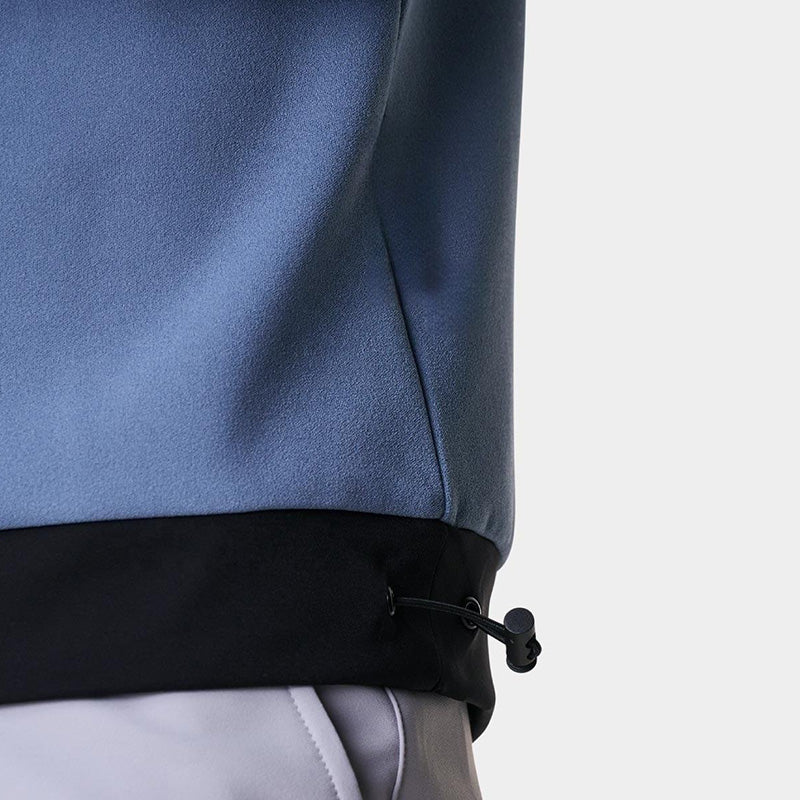 Performance Golf Crewneck Pullover with Quick-Dry Stretch & Adjustable Hem