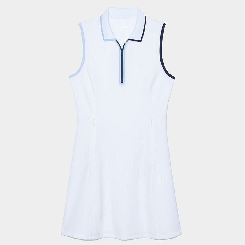 Sleeveless Polo Golf Dress for Women, Breathable 220g Fabric