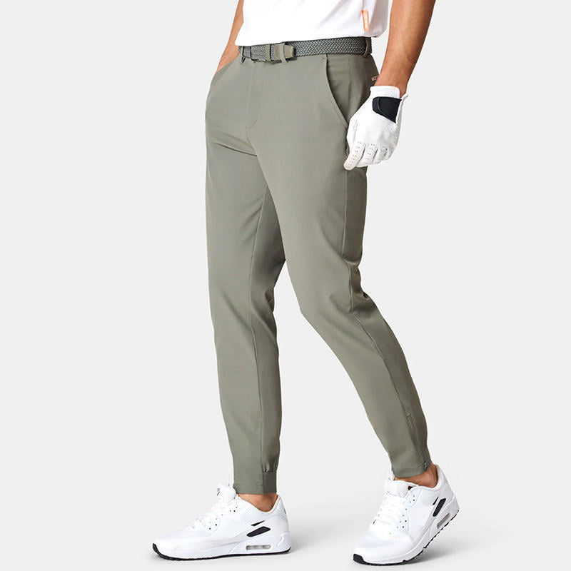Mens Golf Jogger Pants, Quick Dry Waterproof Stretch Tapered