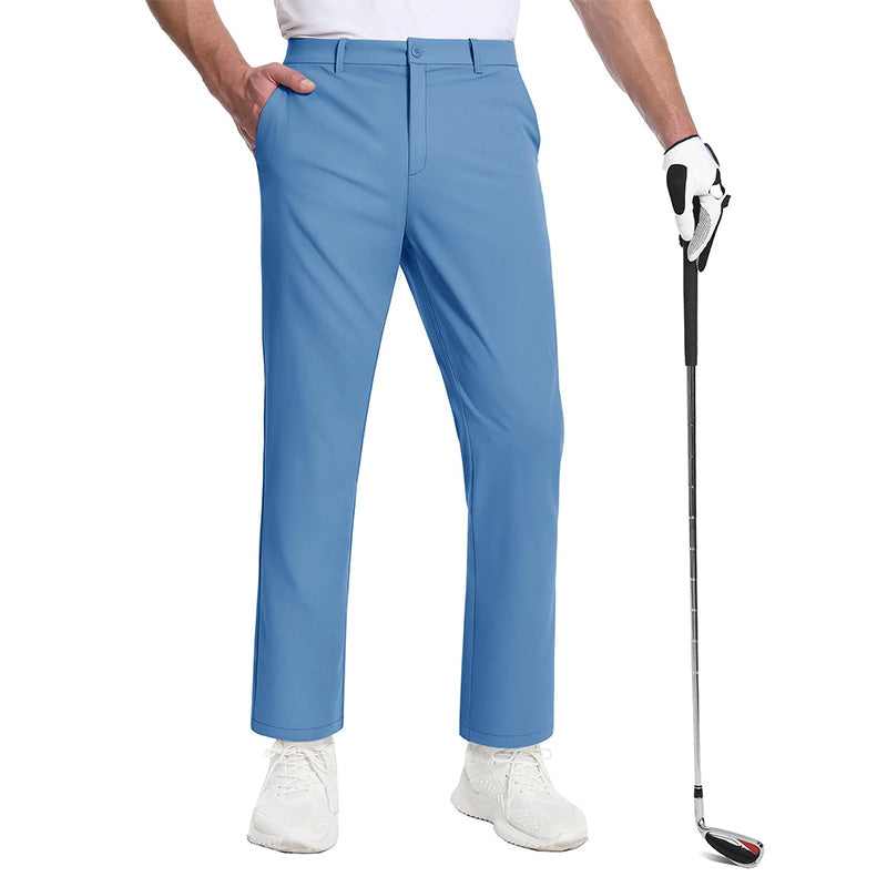 Stretch Golf Pants for Men – Regular Fit Woven Chino