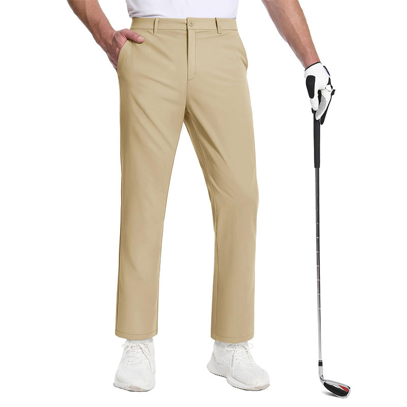 Stretch Golf Pants for Men – Regular Fit Woven Chino