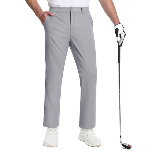 Stretch Golf Pants for Men – Regular Fit Woven Chino