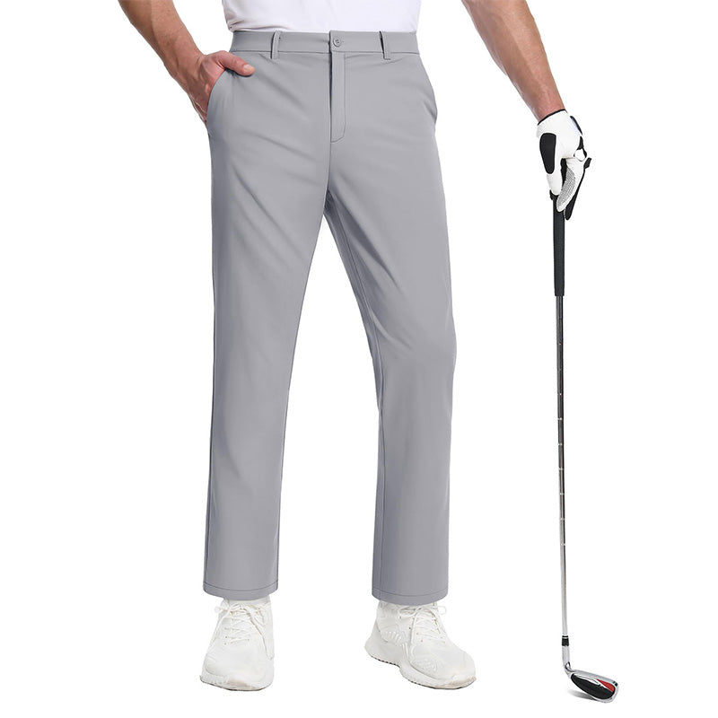 Stretch Golf Pants for Men – Regular Fit Woven Chino